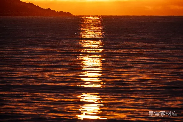 高清摄影 海面夕阳