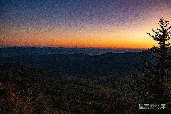 高清摄影 山间日出