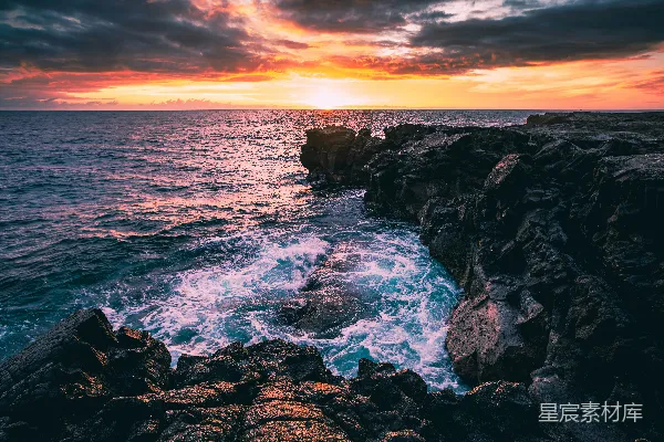高清摄影 日落海景