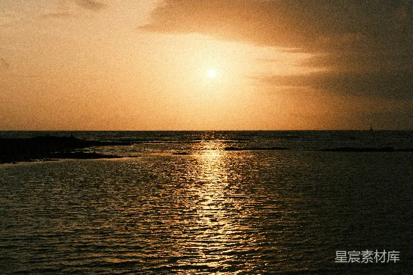 高清摄影 夕阳海景