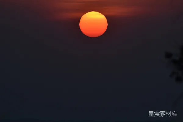 高清摄影 夕阳下的宁静