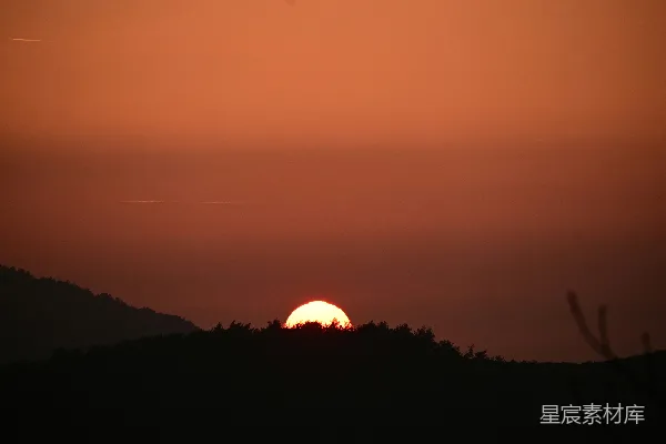 高清摄影 夕阳西下