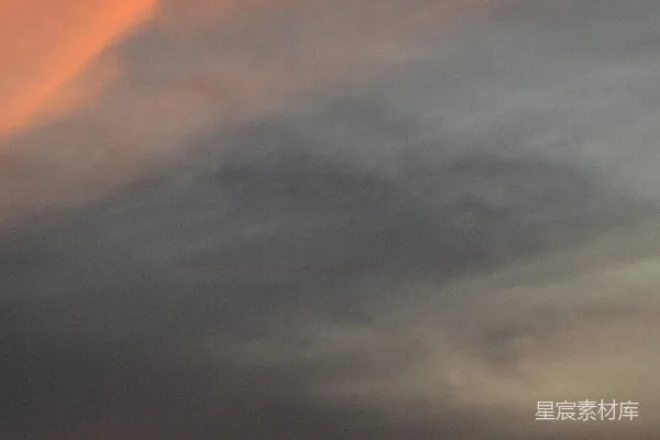 高清摄影 夕阳下的云彩