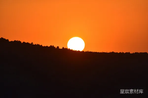 高清摄影 夕阳下的宁静