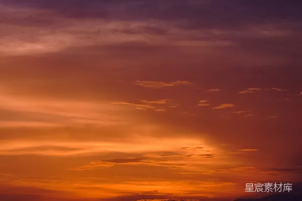 高清摄影 夕阳下的云彩