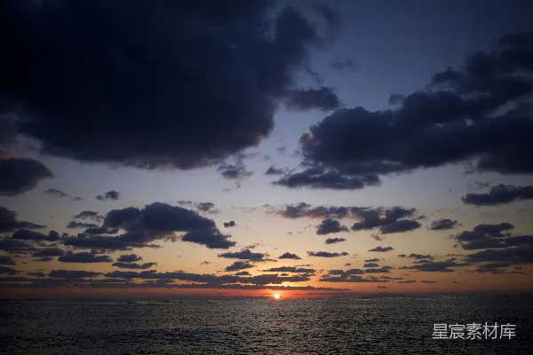 高清摄影 日落海景