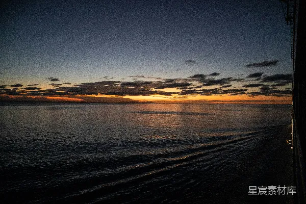 高清摄影 日落时分的海上风景