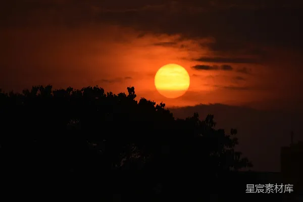 高清摄影 夕阳西下