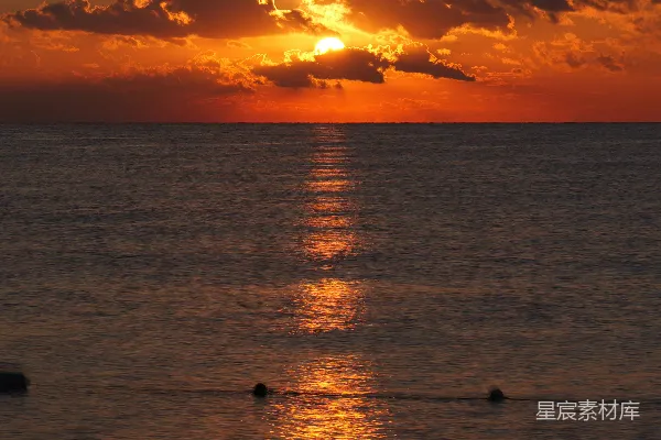 高清摄影 夕阳海景