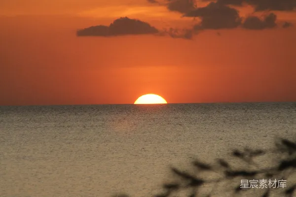 高清摄影 夕阳海景