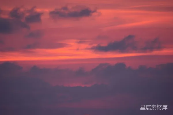高清摄影 海天一色：夕阳下的壮丽景色