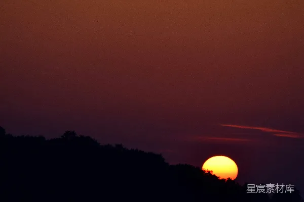 高清摄影 夕阳西下