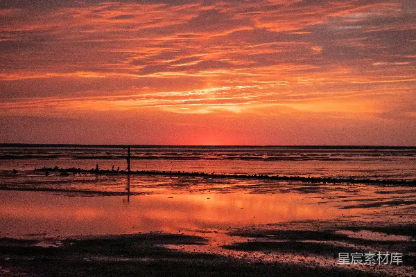 高清摄影 日落海景