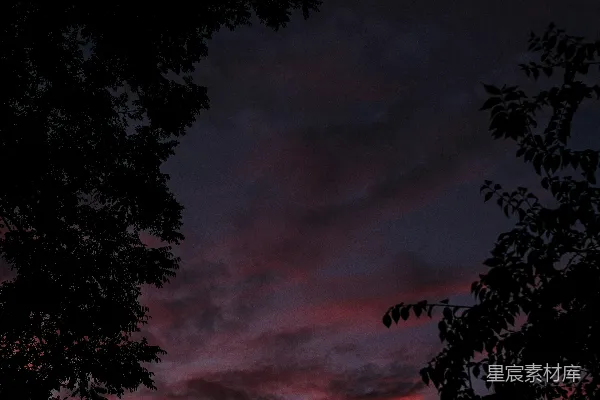 高清摄影 黄昏时分的天空