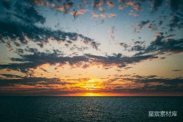 高清摄影 日落海景