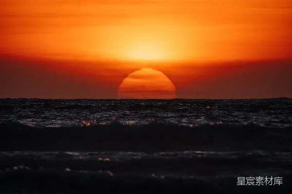 高清摄影 日落海景