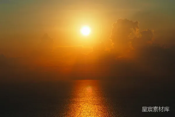高清摄影 夕阳海景