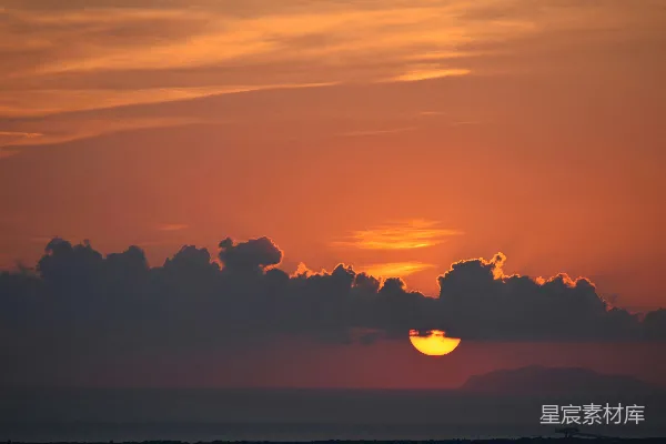 高清摄影 夕阳西下