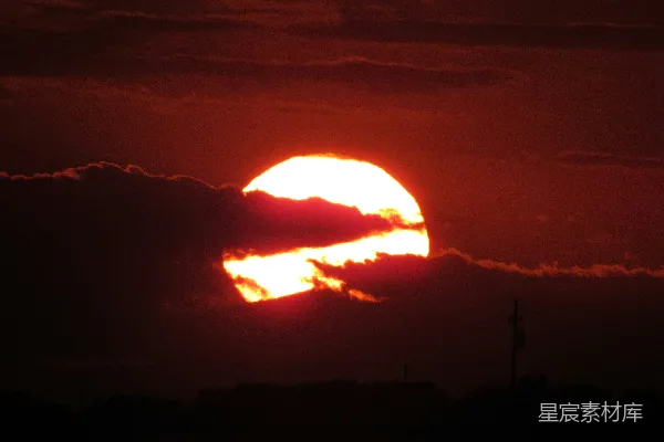 高清摄影 夕阳西下