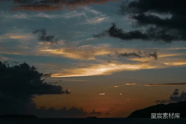 高清摄影 日落时分的海景