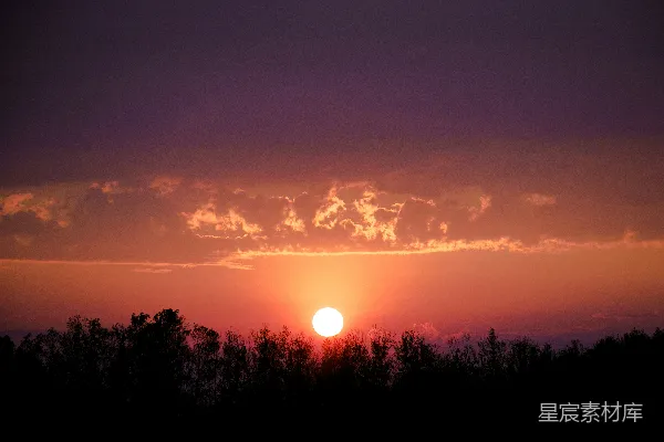 高清摄影 夕阳下的宁静