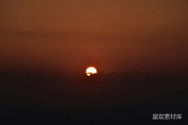 高清摄影 日落山景