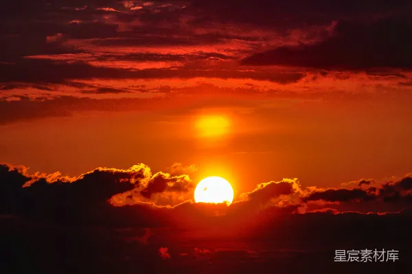 高清摄影 夕阳西下