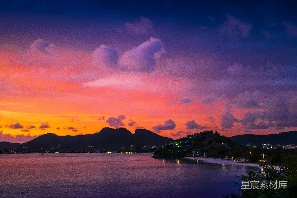 高清摄影 梦幻日落海滩