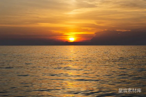 高清摄影 夕阳海景