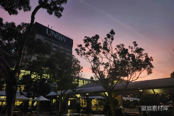 高清摄影 UNSW校园日落时分