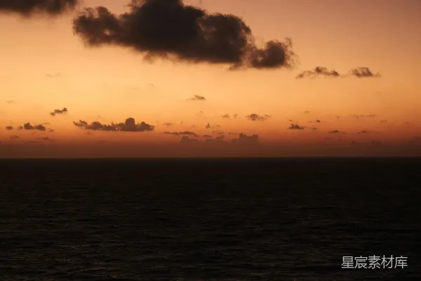 高清摄影 日落时分的海景