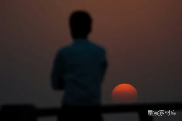 高清摄影 黄昏的剪影