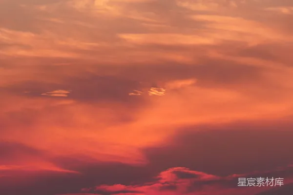 高清摄影 海天一色的夕阳