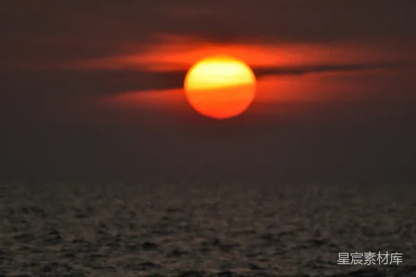 高清摄影 夕阳海景