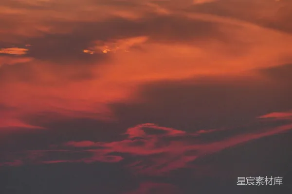 高清摄影 海平面上的夕阳