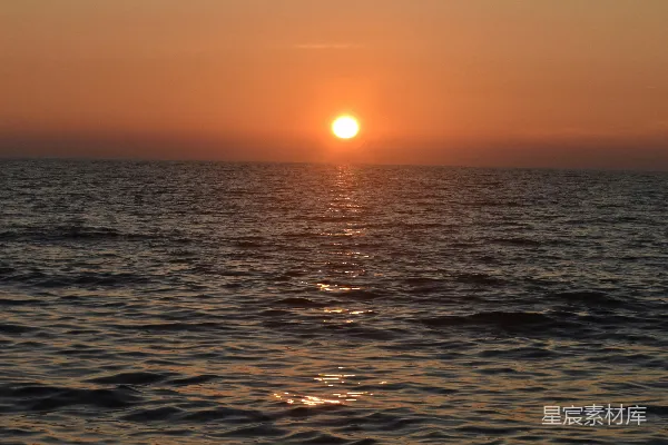 高清摄影 夕阳海景