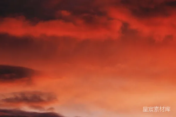 高清摄影 夕阳下的云海