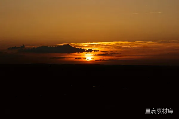 高清摄影 夕阳西下