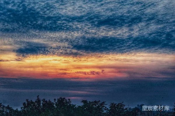 高清摄影 日落时分的天空