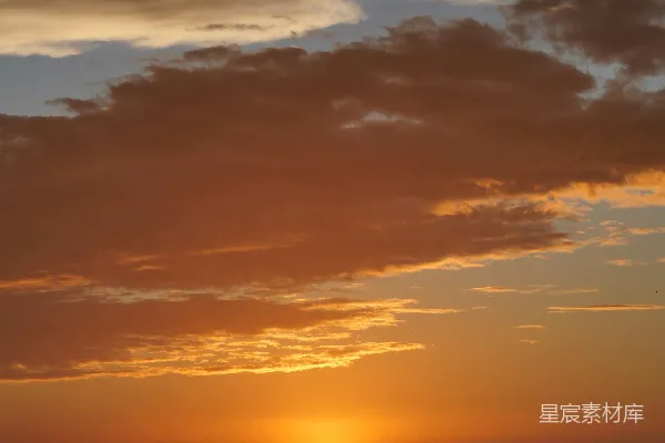 高清摄影 海天一色的夕阳