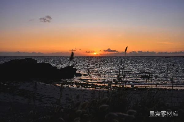高清摄影 日落海景