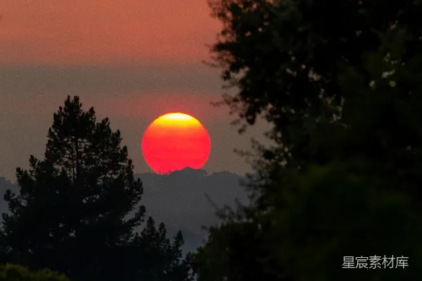 高清摄影 夕阳西下