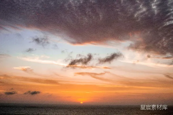 高清摄影 日落时分的海景