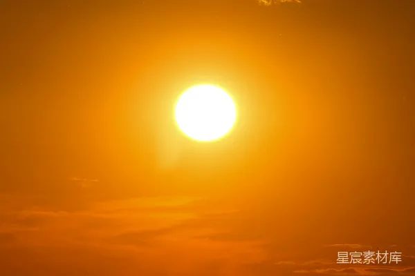 高清摄影 夕阳下的海面