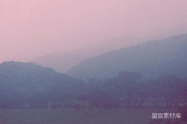 高清摄影 雾中青山