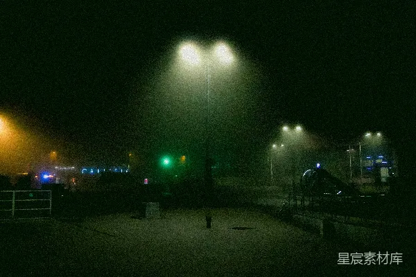高清摄影 夜色中的街角
