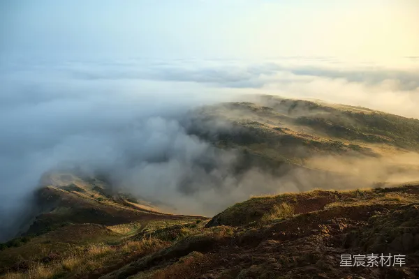 高清摄影 雾海山峦
