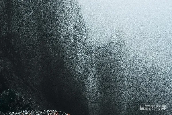 高清摄影 雾中悬崖