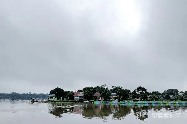 高清摄影 湖畔人家