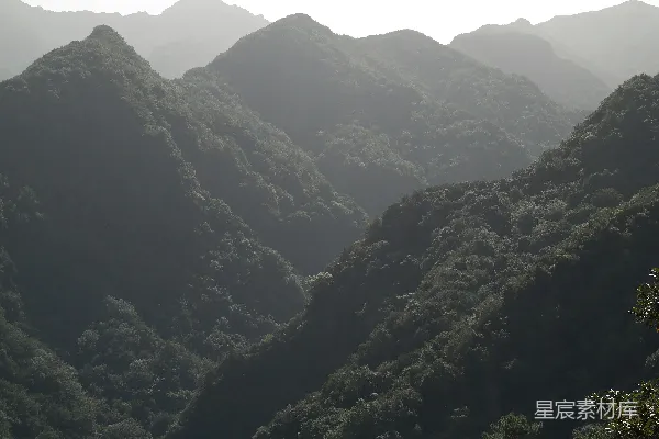 高清摄影 山间晨光